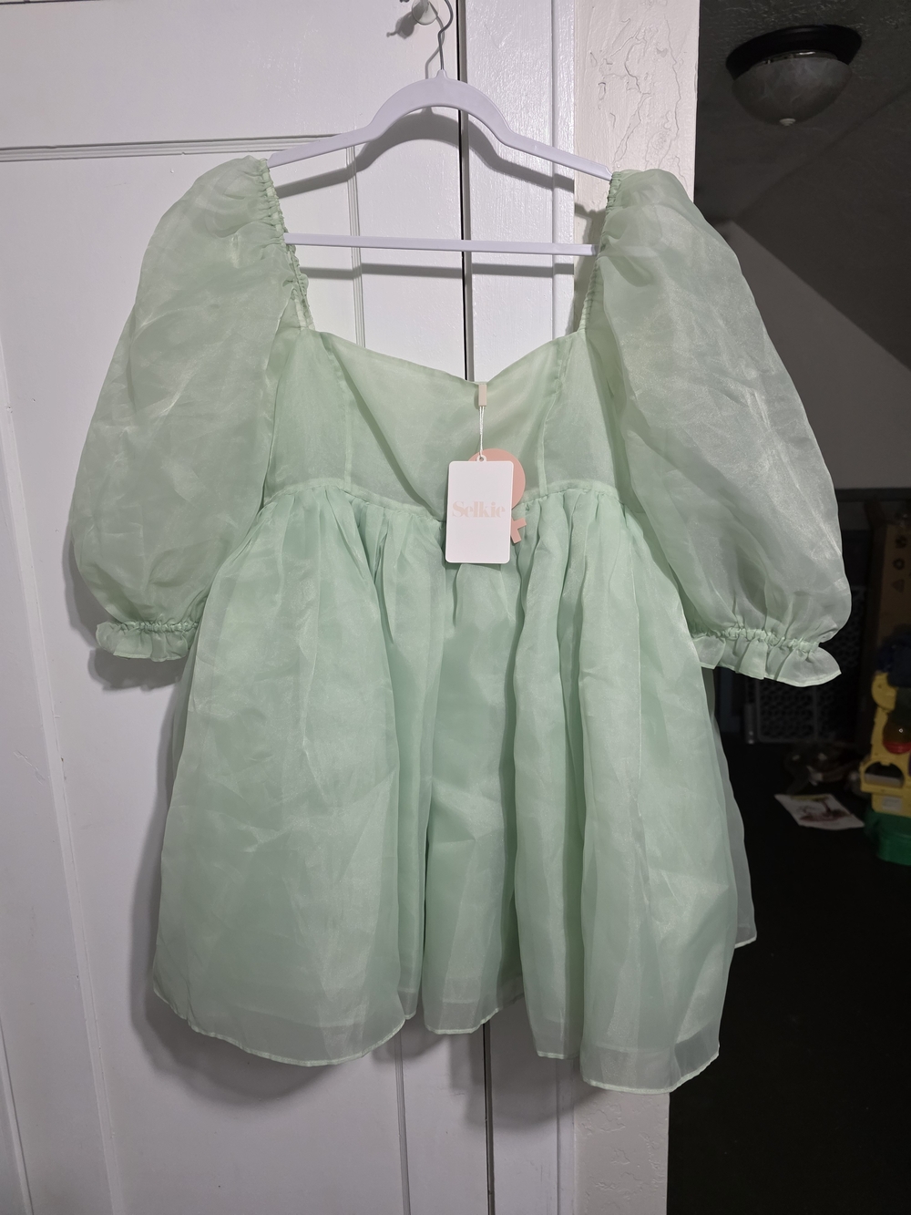 Selkie Milk Jade Puff Dress NWT Xl